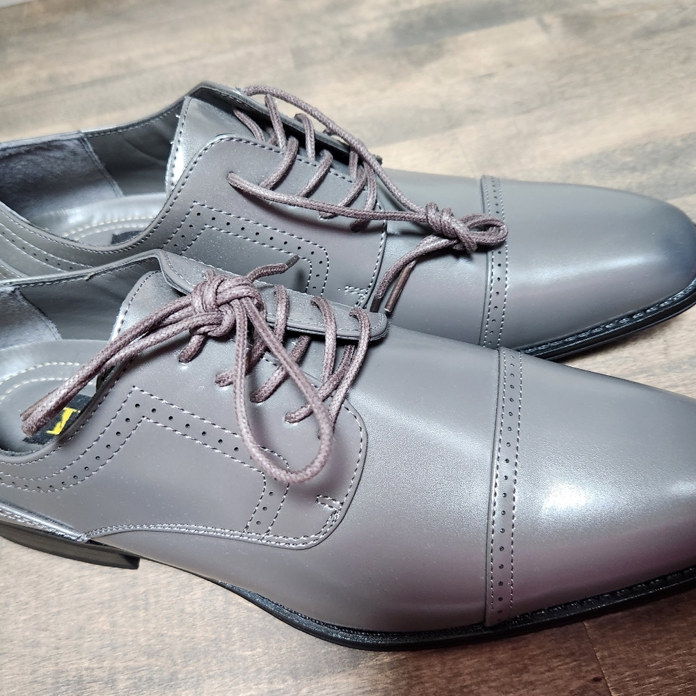 Men's Stacy Adams LTD Gray Dress Shoes